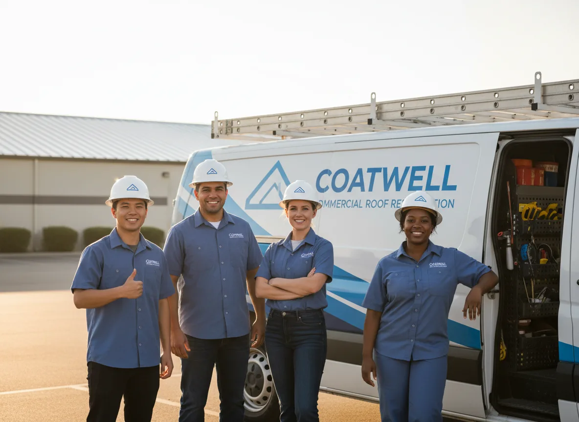 Commercial roof coating company in Ogden, KS